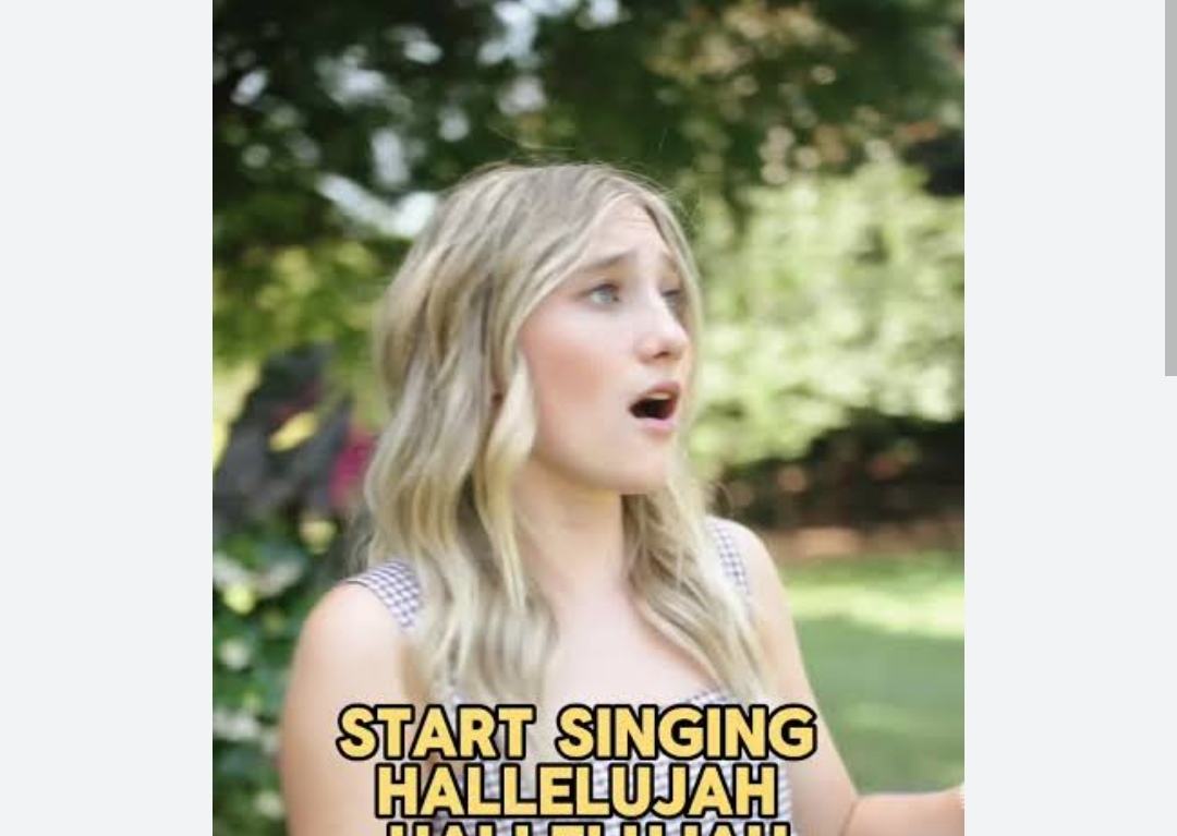 Katie Rey – Start singing (Hallelujah)